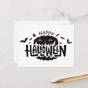Glad Halloween Postkort Vykort