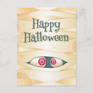 Glad Halloween Postkort Vykort
