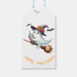 Glad Halloween Presentetikett