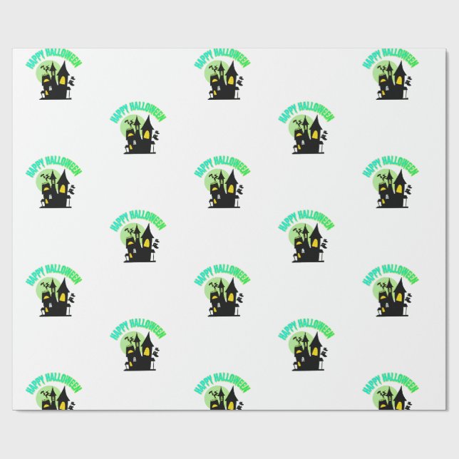 Glad Halloween  Presentpapper (Platt)