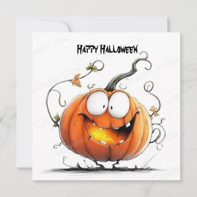 Glad Halloween-pumpa (Framsida)