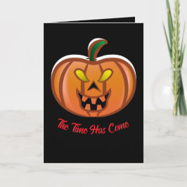 Glad Halloween Pumpa Helgkort