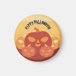 Glad Halloween! Pumpa Magnet