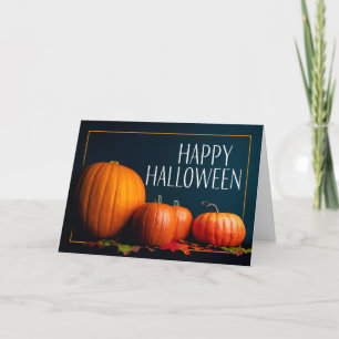 Glad Halloween Pumpa Stilleben Fotografi  Helgkort