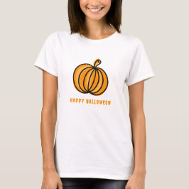 Glad Halloween Pumpa T Shirt