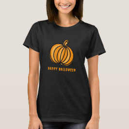 Glad Halloween Pumpa T Shirt