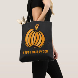 Glad Halloween Pumpa Tygkasse