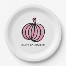 Glad Halloween Rosa Pumpa