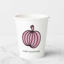 Glad Halloween Rosa Pumpa