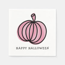 Glad Halloween Rosa Pumpa