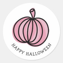 Glad Halloween Rosa Pumpa