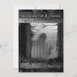 glad halloween-sammankomst inbjudningar