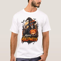 Glad Halloween Skelett Pumpa Present för Män