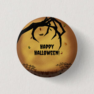 Glad Halloween Skräckhand Knapp