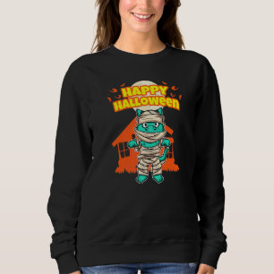 Glad Halloween  Skräckinjagande Halloweenfest Kost T Shirt
