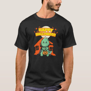 Glad Halloween Skräckinjagande Hallow's Eve-festk T Shirt