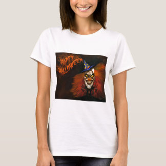 Glad Halloween Skrämmande Clown Tee Shirt