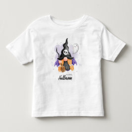 Glad Halloween Söt Halloween Tomte T Shirt