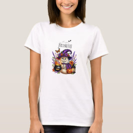 Glad Halloween Söt Trollkarlsbjörn T Shirt