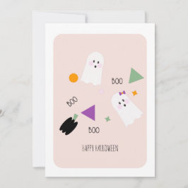 Glad Halloween Söta Spöksprinklor Kort