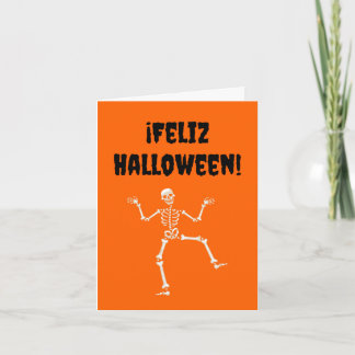 Glad Halloween (spanska Halloween) Kort