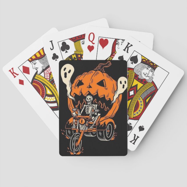 Glad Halloween Spelkort (Baksidan)
