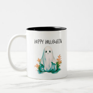 Glad Halloween Spök Skumma Skrämmande Rolig Hallow Två-Tonad Mugg