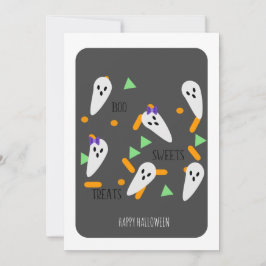 Glad Halloween Spök Sprinkles Kort