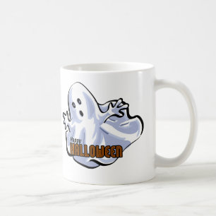 Glad Halloween Spök Tecknad Film Kaffemugg