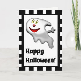 Glad Halloween, Spöke, Halloween-kort Kort