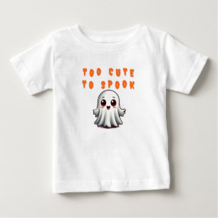 Glad Halloween-spöke med fladdermöss och blad 🎃 T Shirt