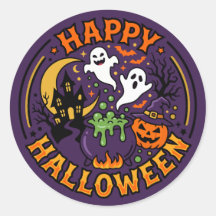 Glad Halloween-spöken, Kokkärl & Hemsökt Hus