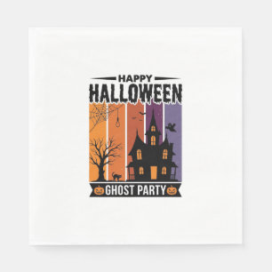 Glad Halloween Spökfest Festlig Hemsk Tröja De Pappersservett