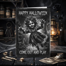 Glad Halloween | Spöklik gammal docka