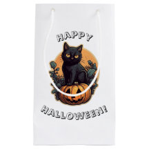 Glad Halloween Svart Katt 