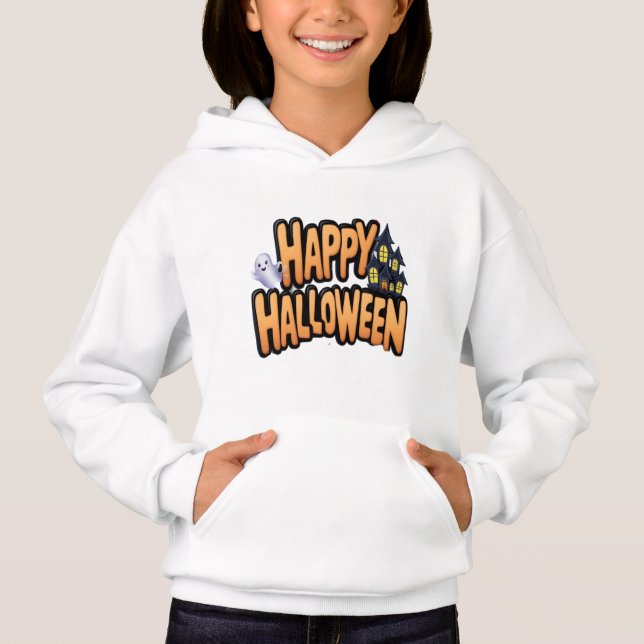 Glad Halloween  T Shirt (Framsida)