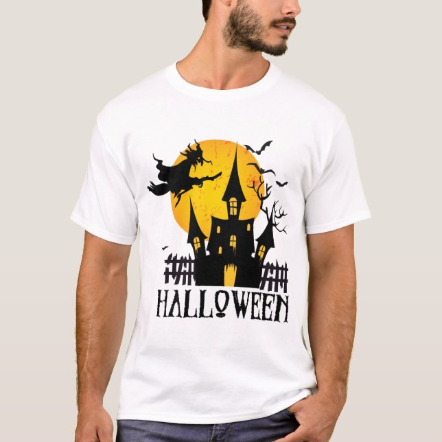 Glad Halloween T Shirt (Framsida)