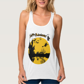 glad halloween t-shirt linne med racerback