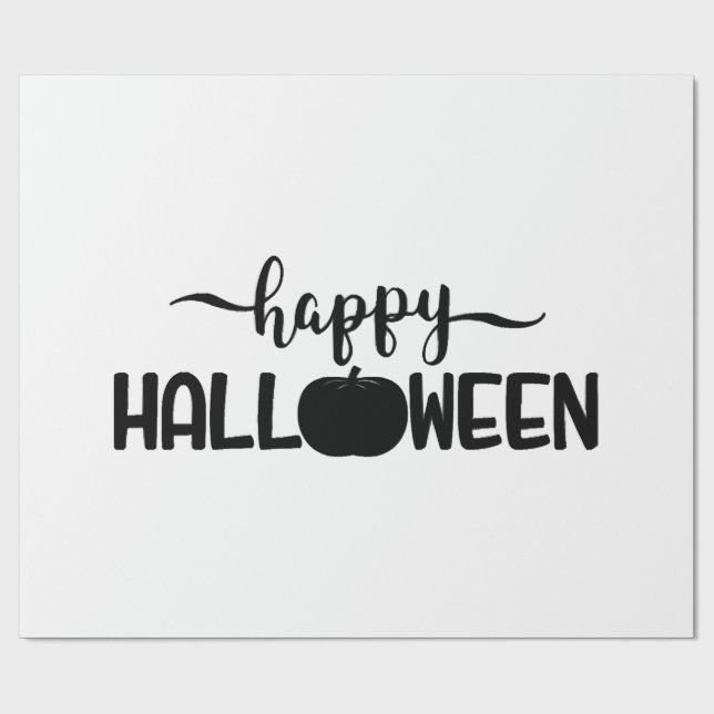 Glad Halloween t-shirts halloween Presentpapper (Platt)