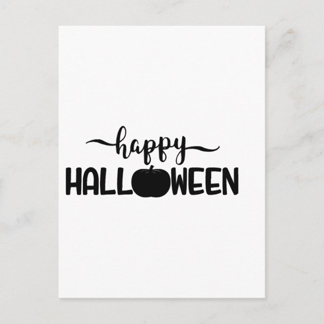 Glad Halloween t-shirts halloween Vykort (Framsida)