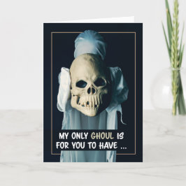 Glad Halloween till alla Skräckinjagande Spöken Hu Helgkort