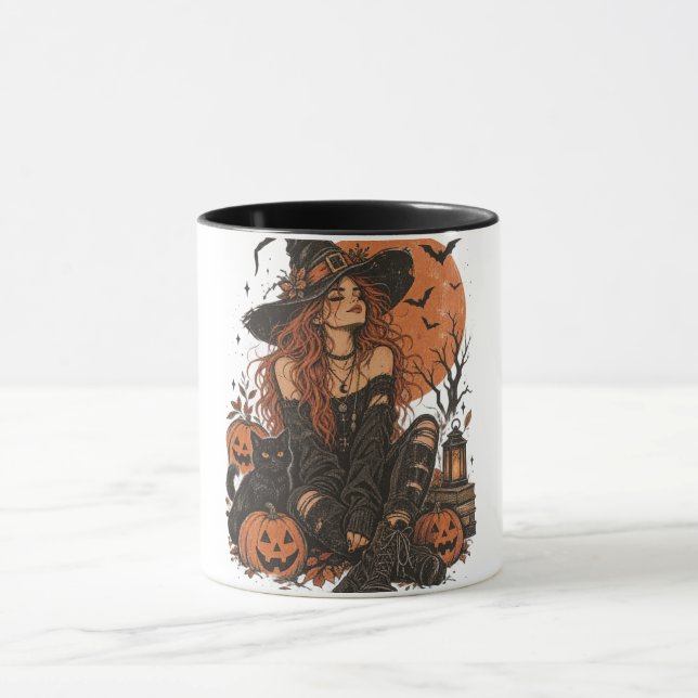 Glad Halloween tjejer Mugg (Center)