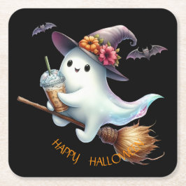Glad Halloween Underlägg Papper Kvadrat