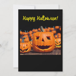 Glad Halloween Välkomstkort Julkort
