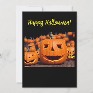 Glad Halloween Välkomstkort Julkort