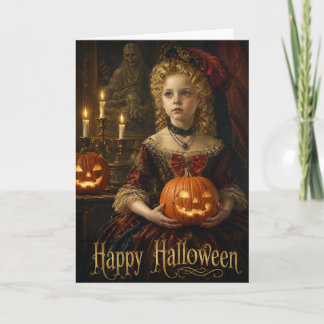Glad Halloween Välkomstkort Meddelande