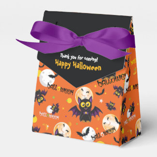 Glad Halloween Vampyrfladdermus Fullmåne Förmånslå Presentaskar