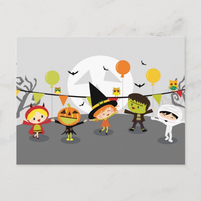 Glad Halloween vikad semesterkort Helg Vykort (Framsida)