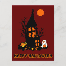 Glad Halloween vykort