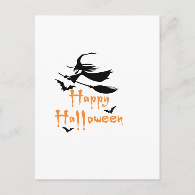 Glad Halloween Vykort (Framsida)